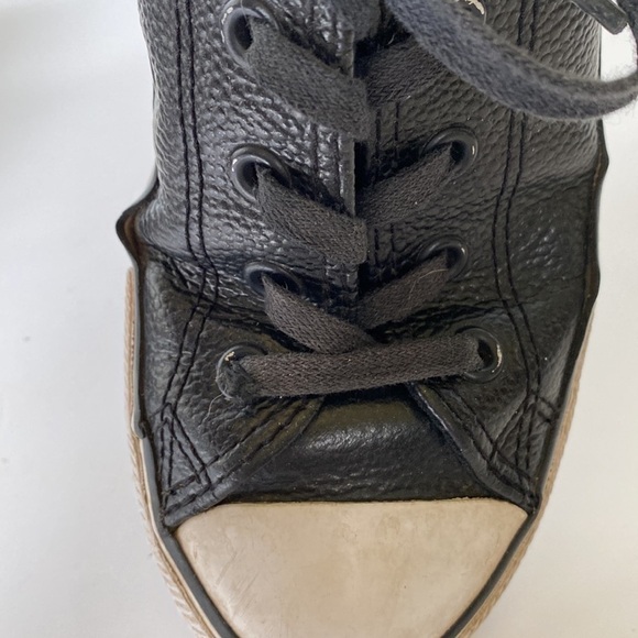 Converse black youth kids size 1 shoes - Picture 12 of 12